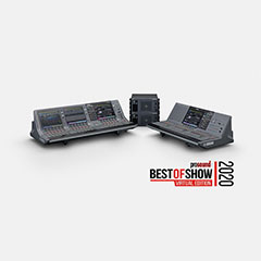 RIVAGE PM5和PM3数字混音系统，实力斩获IBC 2020 Best of Show大奖